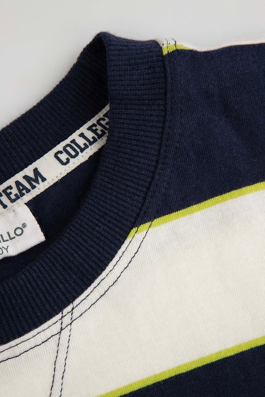 Αγορίστικα Παιδικό βαμβακερό μπλουζάκι Coccodrillo ZC5143204ABJ μπλε