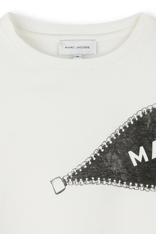 Chłopiec Marc Jacobs t-shirt bawełniany dziecięcy W60637.102.108 beżowy