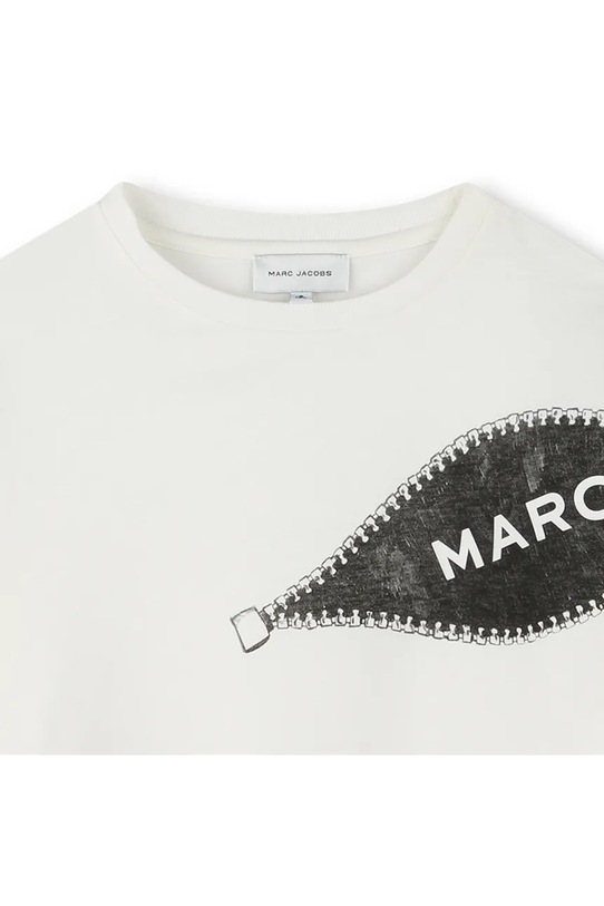 Chlapec Detské bavlnené tričko Marc Jacobs W60637.114.150 béžová