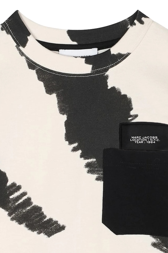 Detské bavlnené tričko Marc Jacobs čierna W60638.114.150