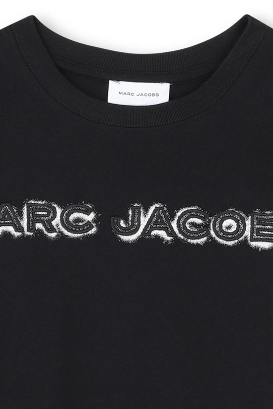 Chłopiec Marc Jacobs t-shirt bawełniany dziecięcy W60644.156 czarny