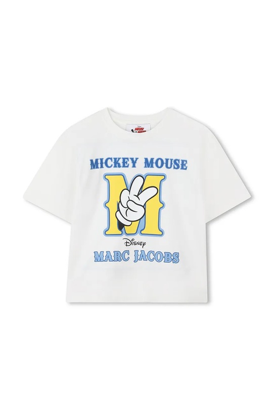 Marc Jacobs t-shirt bawełniany dziecięcy W60692.86.108 beżowy AW25