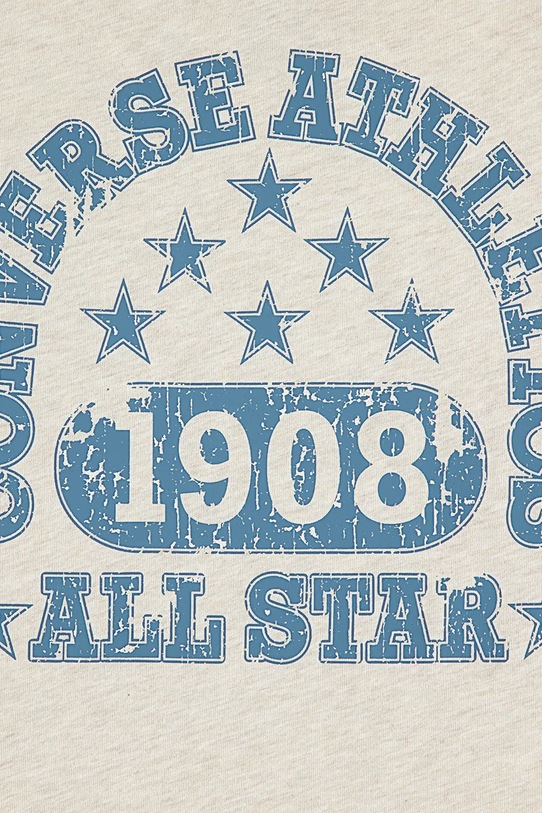 Chłopiec Converse t-shirt dziecięcy 9CH455 beżowy