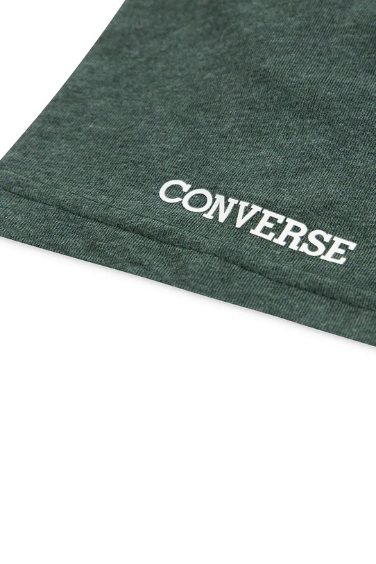 Converse t-shirt z dodatkiem wełny dziecięcy 9CH457 zielony