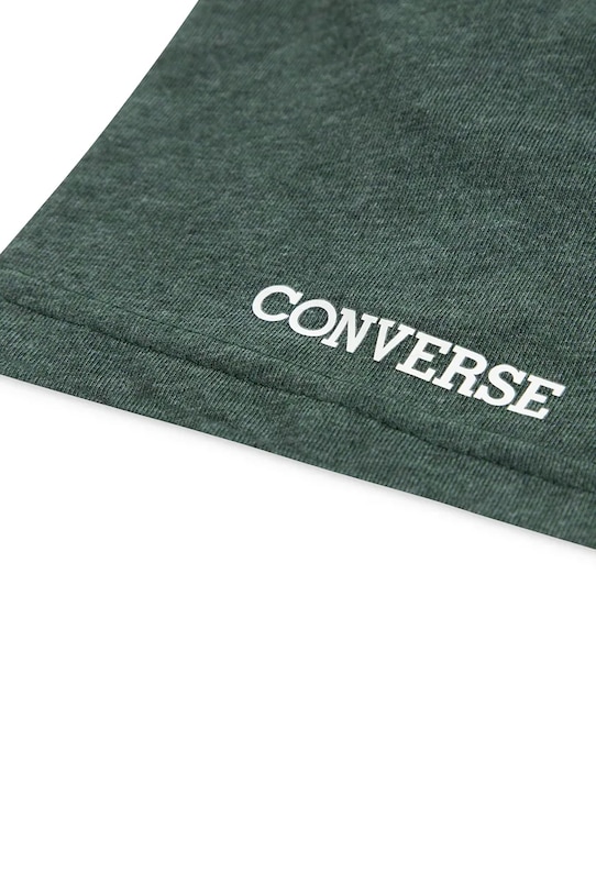 Converse t-shirt z dodatkiem wełny dziecięcy 9CH457 zielony