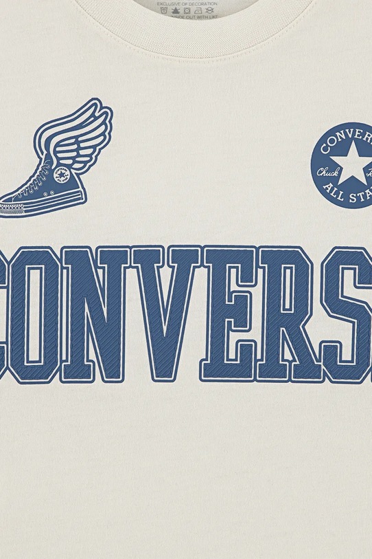 Dječaci Dječja majica kratkih rukava Converse 9CH470 bež
