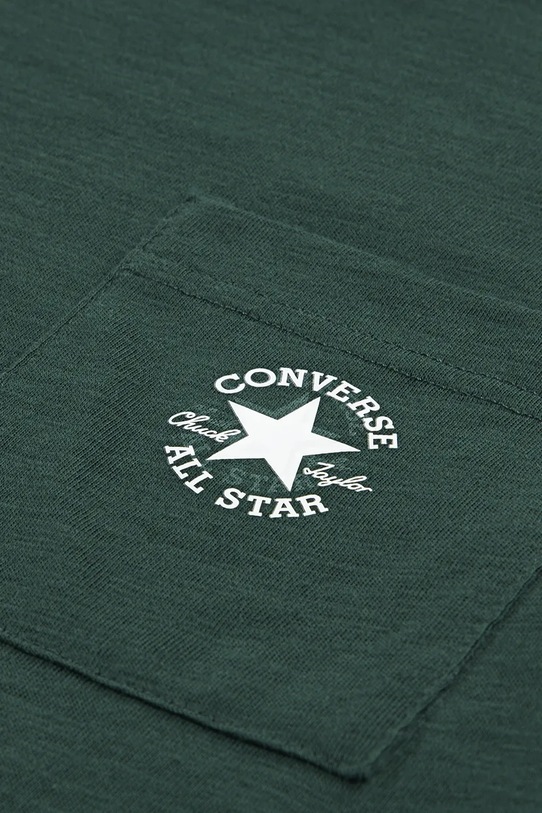 Dečki Otroška kratka majica Converse 9CH485 zelena