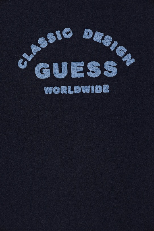 Chłopiec Guess t-shirt bawełniany dziecięcy L5BI11.I3Z14.9BYA granatowy