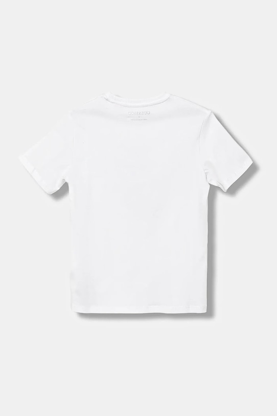 Дитяча бавовняна футболка Guess L5BI20.I3Z14.9BYA білий AW25