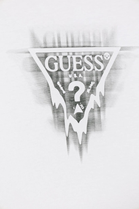 Мальчик Детская хлопковая футболка Guess L5BI20.I3Z14.9BYA белый