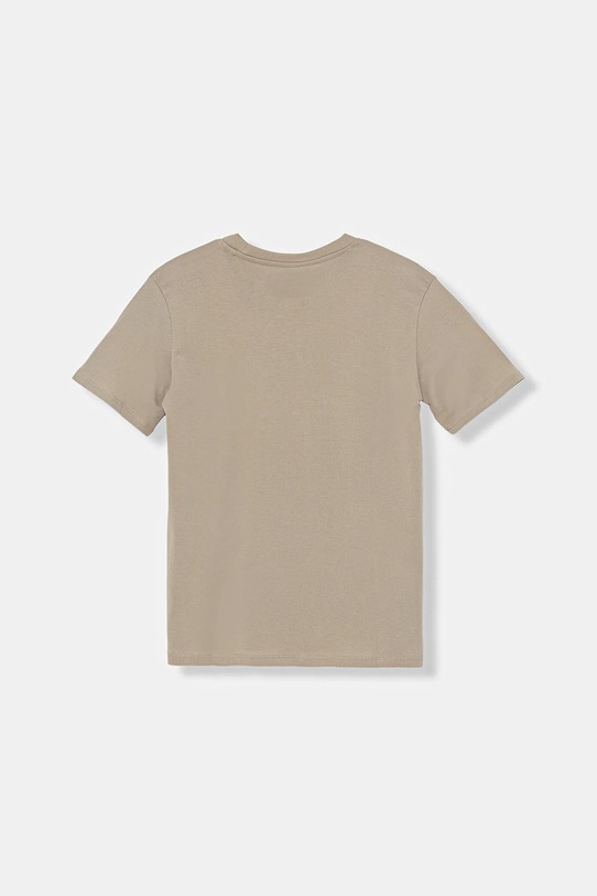 Guess t-shirt bawełniany dziecięcy L5BI24.I3Z14.9BYA beżowy AW25