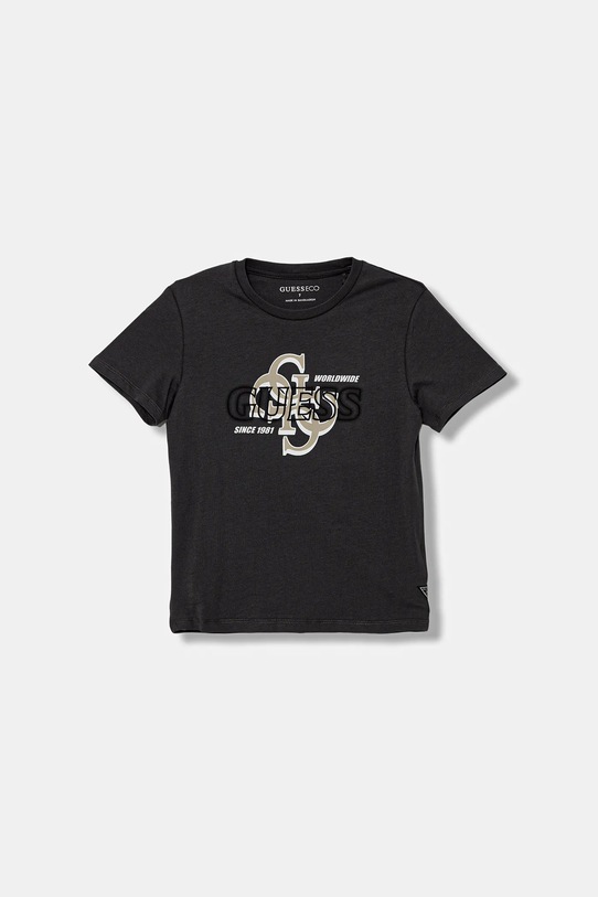 Guess t-shirt bawełniany dziecięcy nadruk szary L5BI37.I3Z14.9BYA