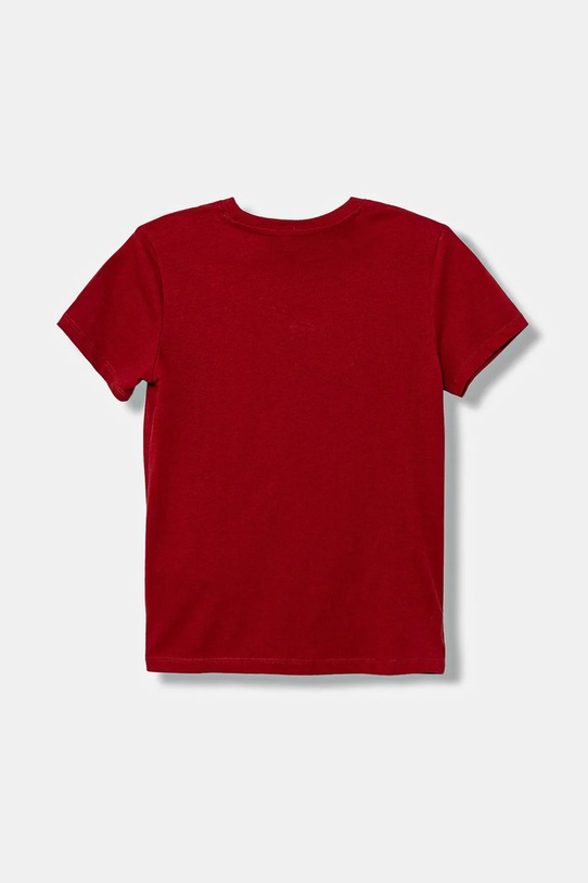 Guess t-shirt bawełniany dziecięcy N5BI00.I3Z14.9BYA czerwony AW25