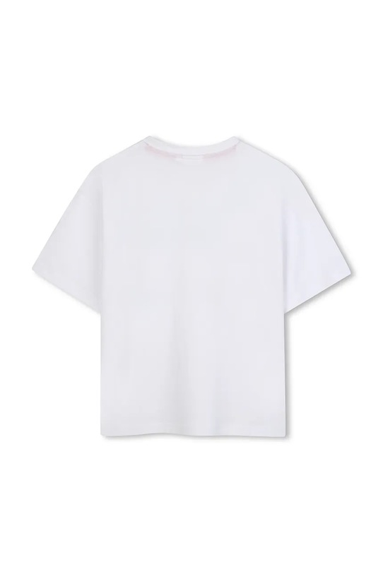 HUGO t-shirt bawełniany dziecięcy G00435.114.150 biały AW25