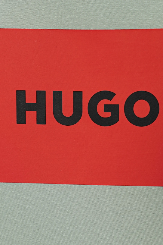 Αγορίστικα Παιδικό βαμβακερό μπλουζάκι HUGO G00572.114.150 πράσινο