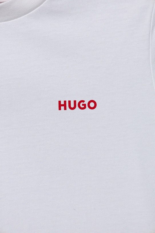 HUGO t-shirt bawełniany dziecięcy 2-pack czarny G00573.102.108