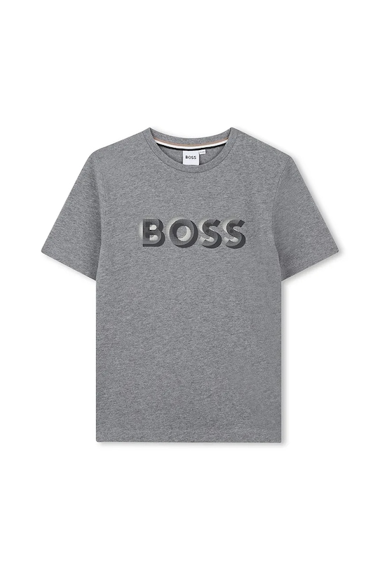 BOSS t-shirt bawełniany bawełna szary J52360.162.174
