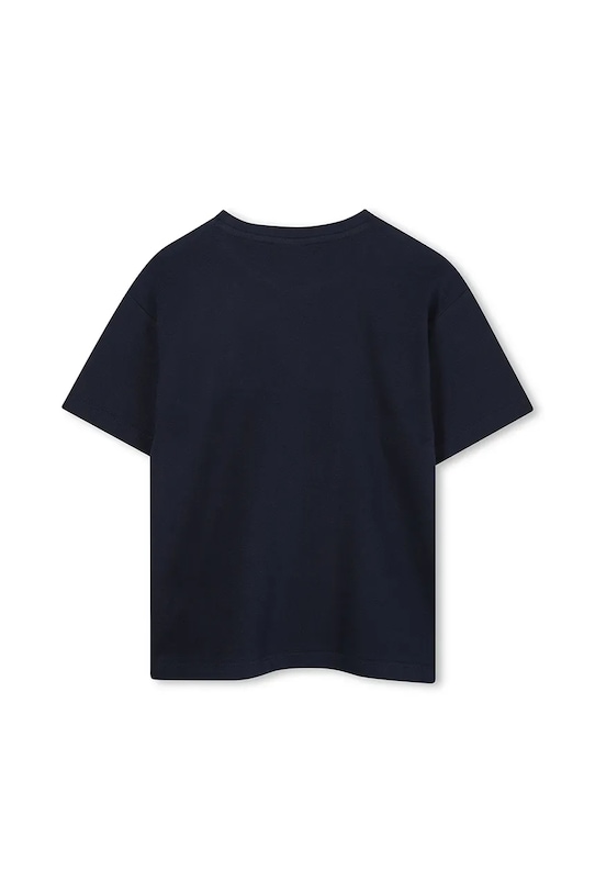 BOSS t-shirt bawełniany dziecięcy J52372.114.150 granatowy AW25