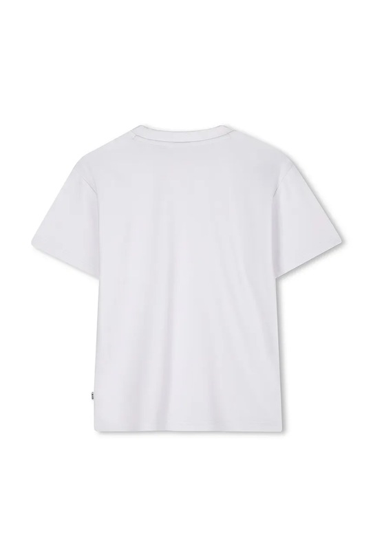 Chłopiec BOSS t-shirt bawełniany dziecięcy J52377.102.108 biały