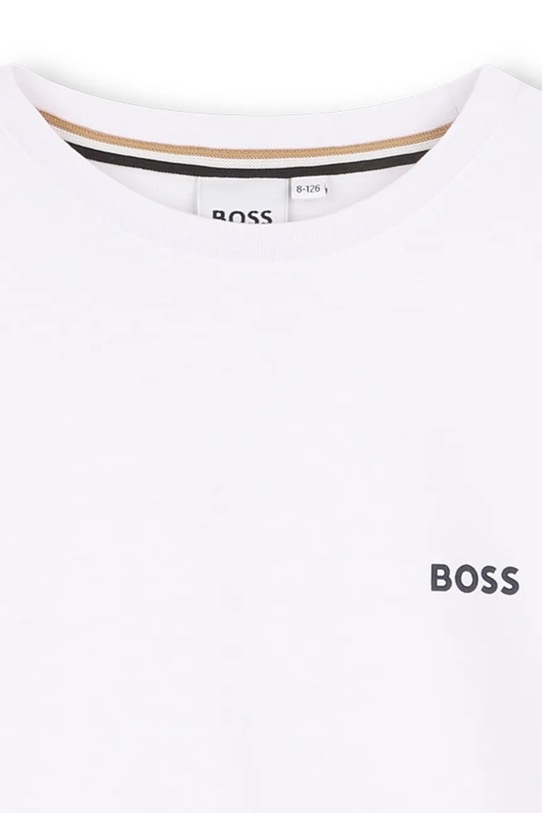 Otroška bombažna kratka majica BOSS 2-pack modra J52680.162.174