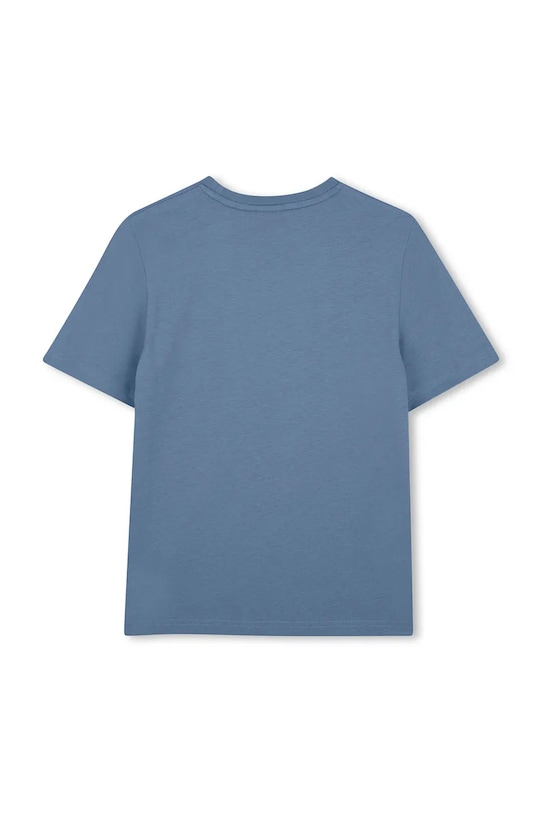 BOSS t-shirt bawełniany dziecięcy J52711.102.108 fioletowy SS26