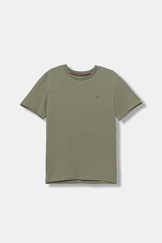 Băieți Tommy Hilfiger tricou de bumbac pentru copii UB0UB00310.9BYA verde