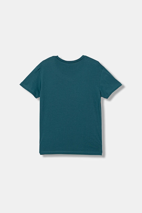 Dječja pamučna majica kratkih rukava United Colors of Benetton 3I1XC10Q4.G.seasonal tirkizna AW25