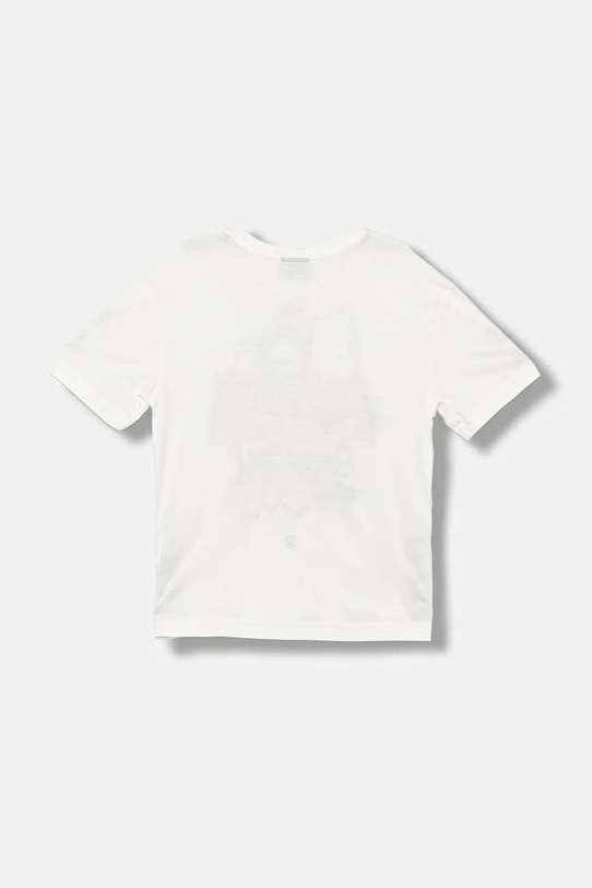 United Colors of Benetton t-shirt bawełniany dziecięcy 3X1SC10PN.G.seasonal biały AW25