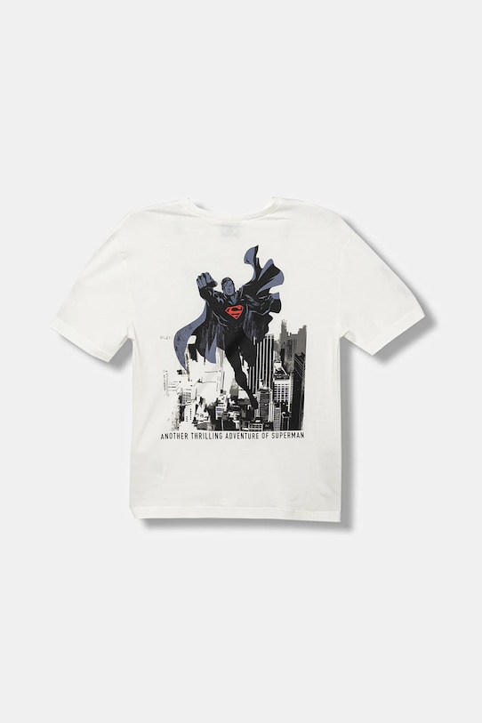 United Colors of Benetton t-shirt bawełniany dziecięcy 3JERC10PO.G.seasonal biały AW25