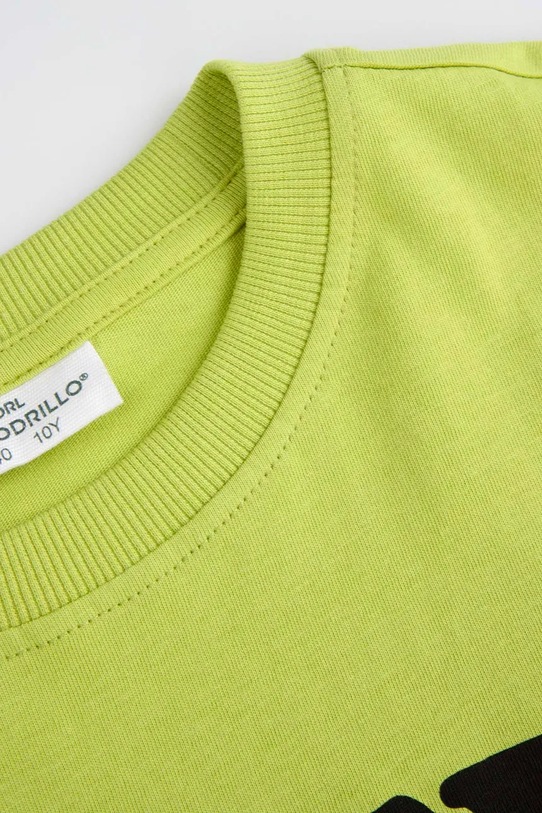 Chłopiec Coccodrillo t-shirt bawełniany dziecięcy ZC5143213VBA zielony