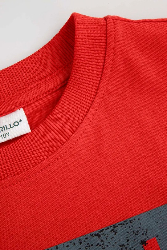 Chłopiec Coccodrillo t-shirt bawełniany dziecięcy ZC5143219VBA pomarańczowy