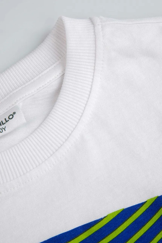 Chłopiec Coccodrillo t-shirt bawełniany dziecięcy ZC5143222VBA biały