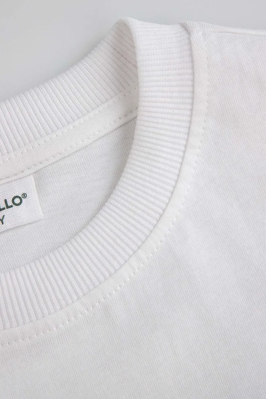 Chłopiec Coccodrillo t-shirt bawełniany dziecięcy ZC5143230VBA biały