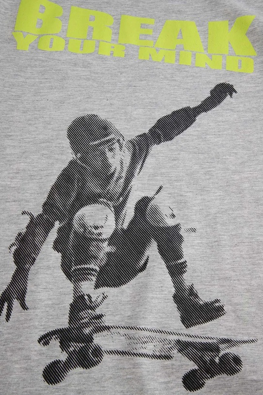 Coccodrillo t-shirt dziecięcy szary ZC5143233VBA