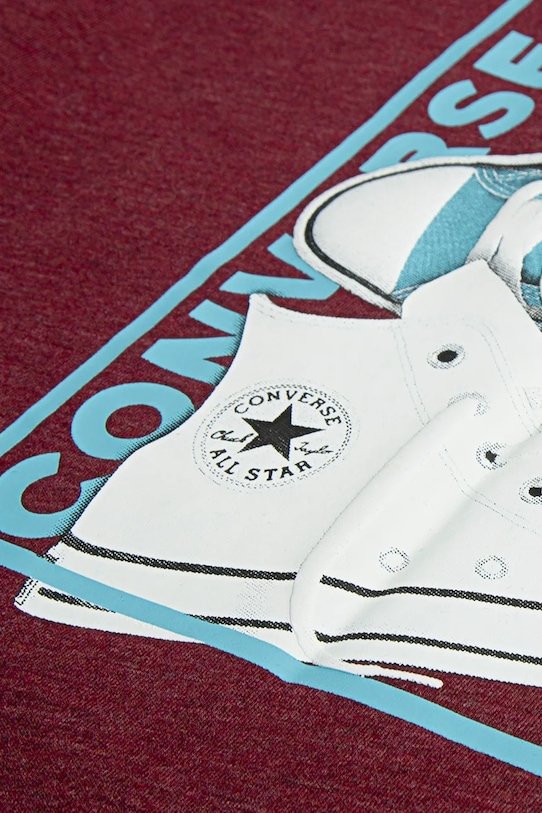 Converse pamut gyerek póló burgundia 8CH862