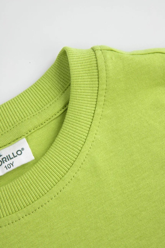 Chłopiec Coccodrillo t-shirt bawełniany dziecięcy ZC5143218VBA zielony