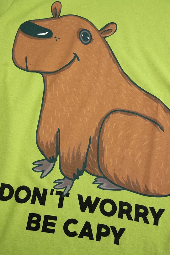 Coccodrillo t-shirt bawełniany dziecięcy zielony ZC5143218VBA