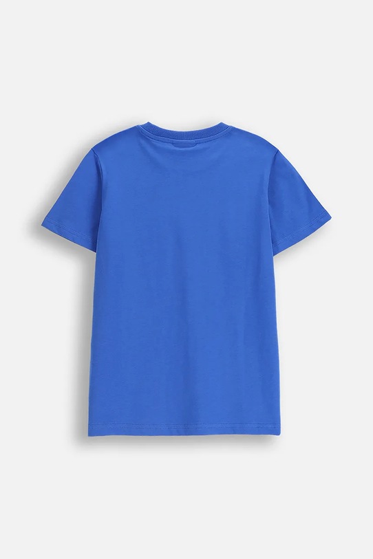 Coccodrillo t-shirt bawełniany dziecięcy ZC5143224VBA niebieski AW25