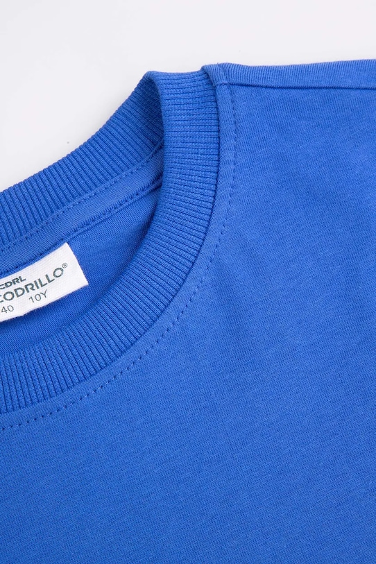 Chłopiec Coccodrillo t-shirt bawełniany dziecięcy ZC5143224VBA niebieski