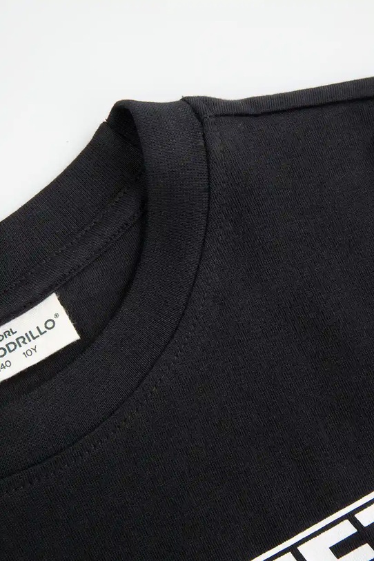 Chłopiec Coccodrillo t-shirt bawełniany dziecięcy ZC5143215LBD czarny