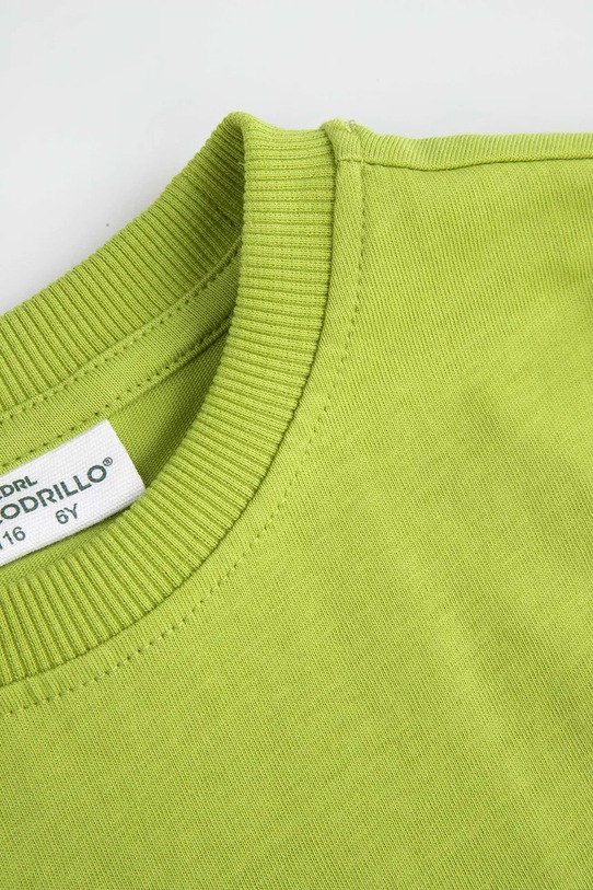 Chłopiec Coccodrillo t-shirt bawełniany dziecięcy ZC5143202SBK zielony