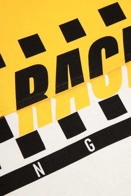 Coccodrillo t-shirt bawełniany dziecięcy żółty ZC5143201CBJ