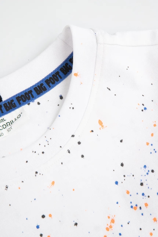 Мальчик Детское хлопковое поло Coccodrillo ZC5143201YBJ белый