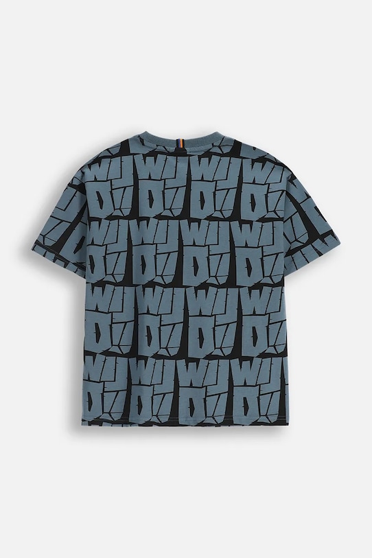 Coccodrillo t-shirt bawełniany dziecięcy ZC5143203YBJ multicolor AW25