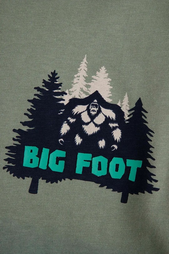 Coccodrillo t-shirt bawełniany dziecięcy zielony ZC5143204YBJ