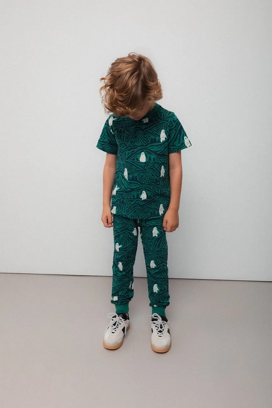 Coccodrillo t-shirt bawełniany dziecięcy ZC5143202YBK