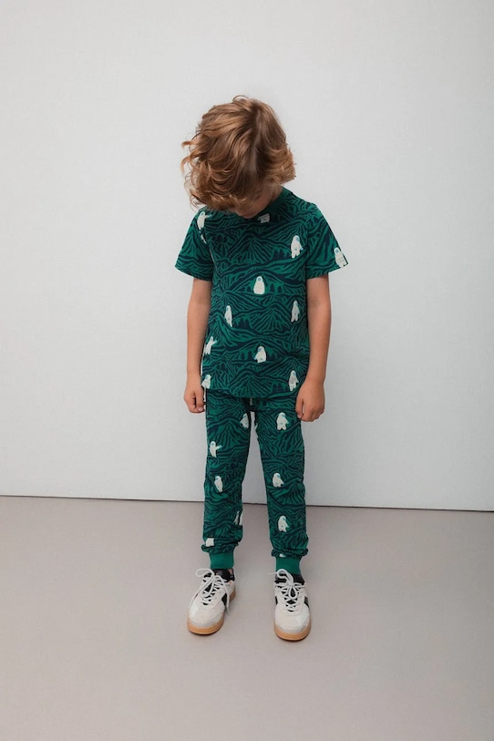 Coccodrillo t-shirt bawełniany dziecięcy ZC5143202YBK