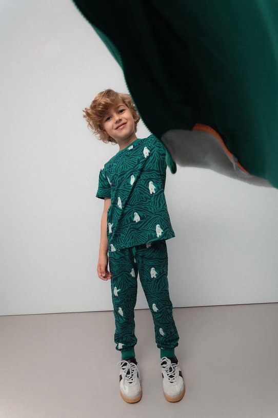 Coccodrillo t-shirt bawełniany dziecięcy ZC5143202YBK