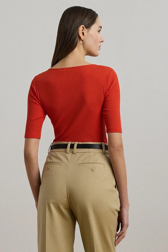 Lauren Ralph Lauren tricou 200970116 rosu AW25