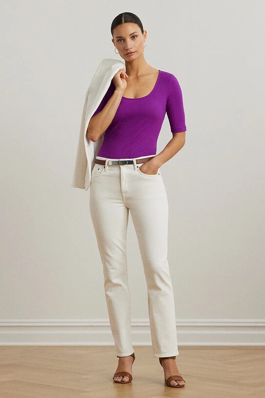 Ruházat Lauren Ralph Lauren t-shirt 200970116 lila
